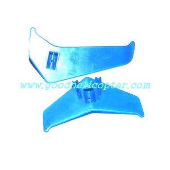 mjx-t-series-t54-t654 helicopter parts tail decoration set (blue color) - Click Image to Close